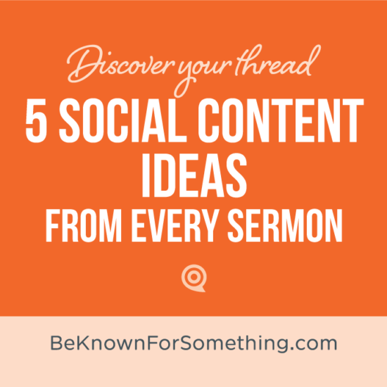 5 Social Content Ideas