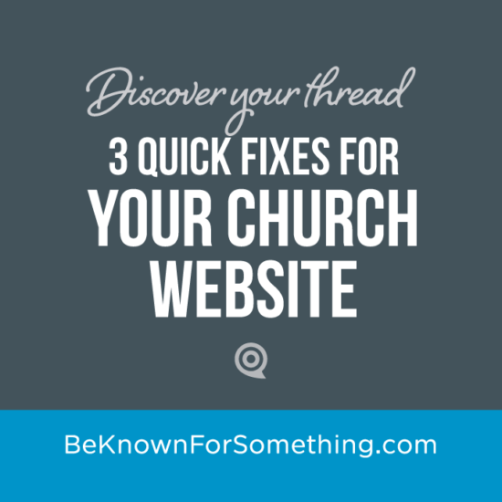Quick Fixes for a Website