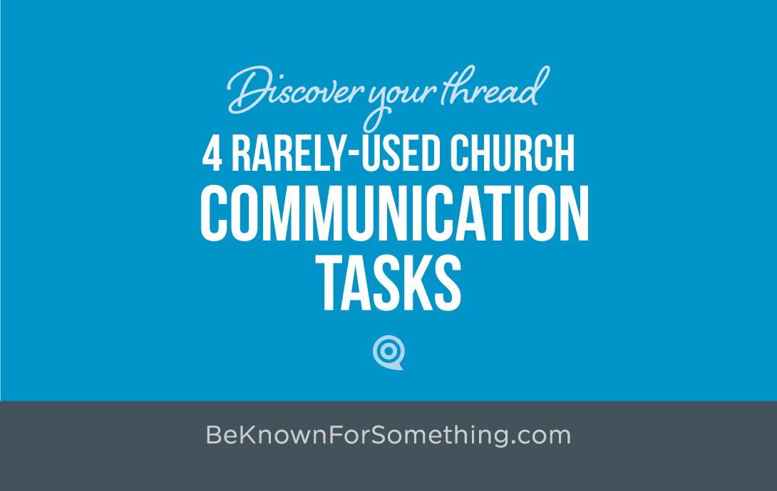 Church Communication Tasks