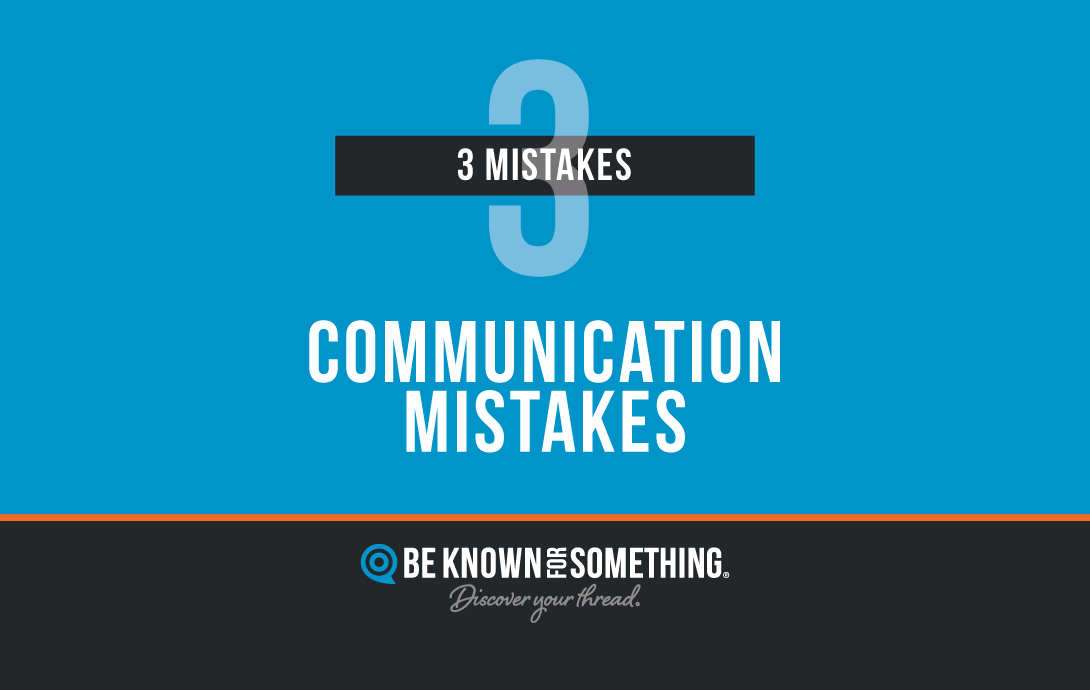 Communication Mistakes