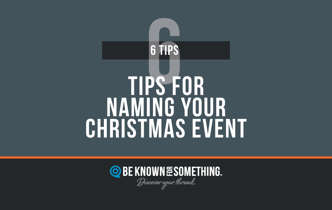 Christmas Event Naming