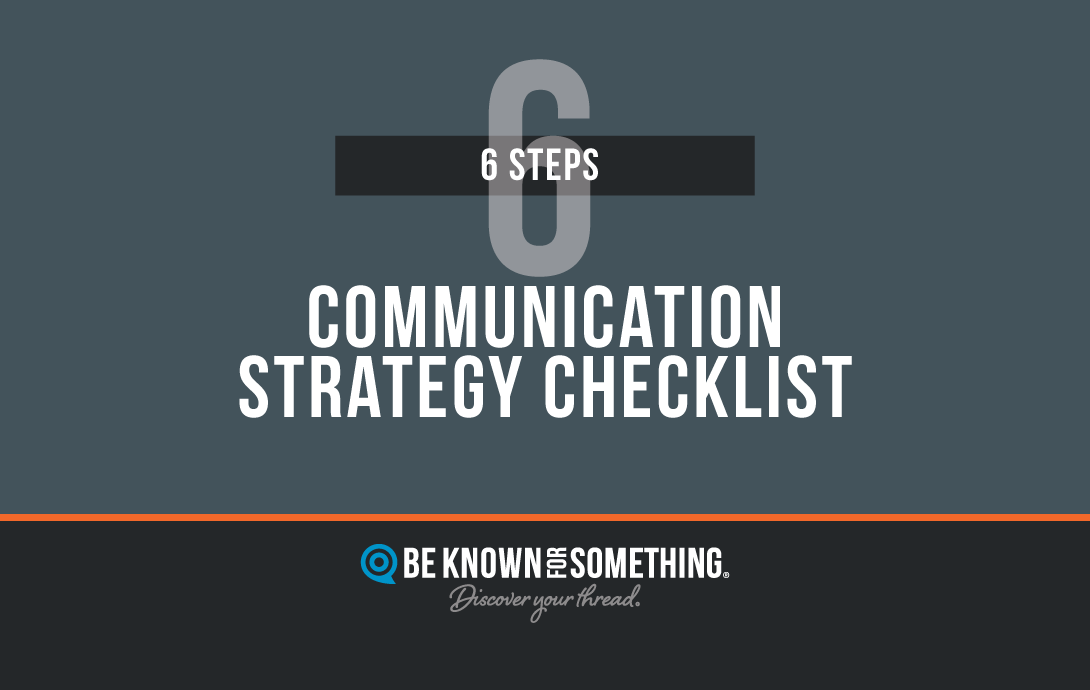 Communications Strategy Checklist